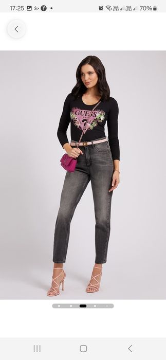 Дънки Guess W28-L29 Momfit