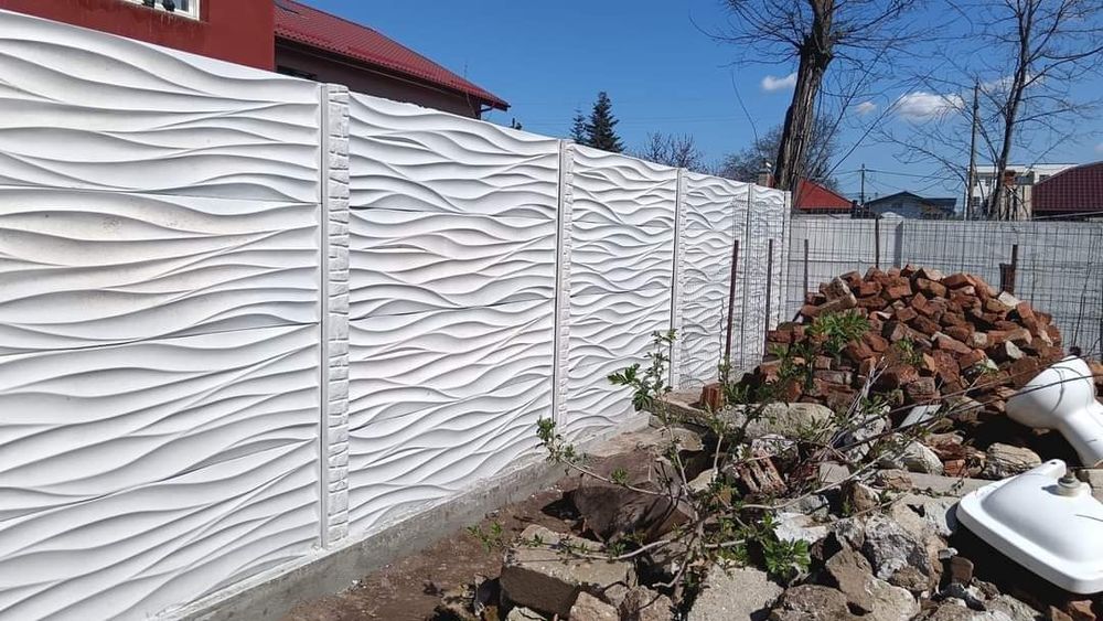 Gard placi beton