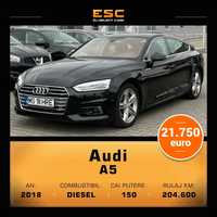 Audi A5 Posibilitate Rate fixe, Leasing si Cash.