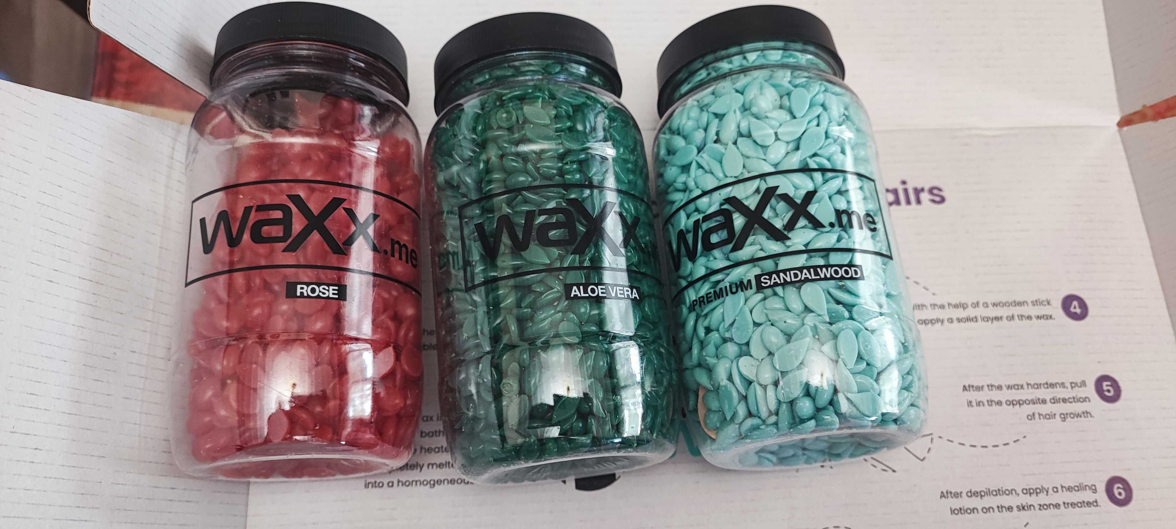 Waxx комплект за кола маска+ депилиращи крема Glace'd