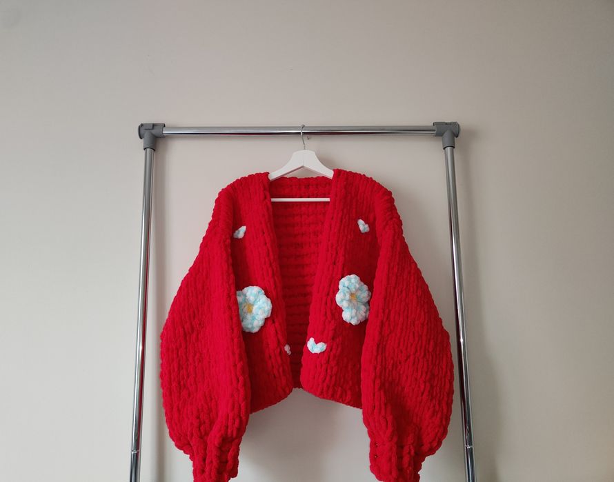 Ръчно плетена/изработена жилетка