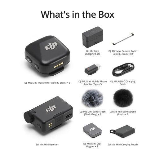 Новый DJI Mic Mini • Wireless Microphone •
