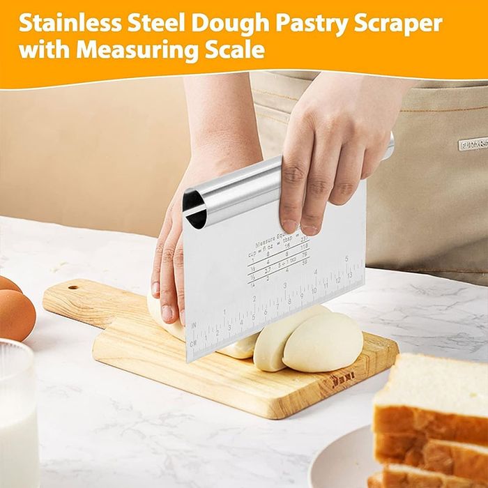 Готварска шпатула от неръждаема стомана с мерителна скала, 15 см