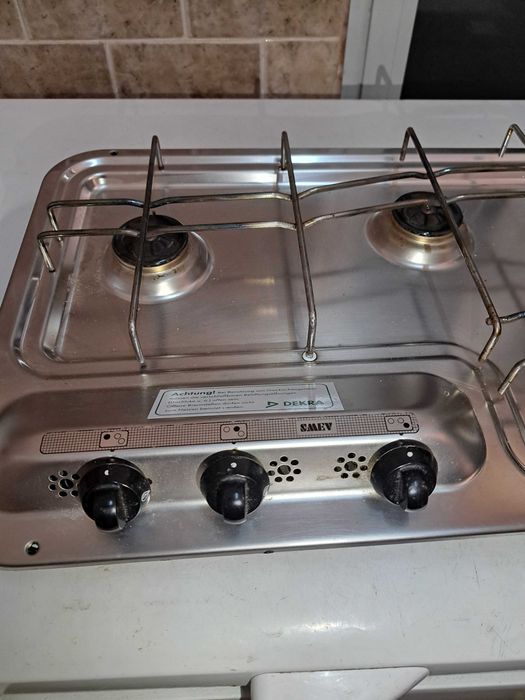 Газов котлон и мивка каравана кемпер