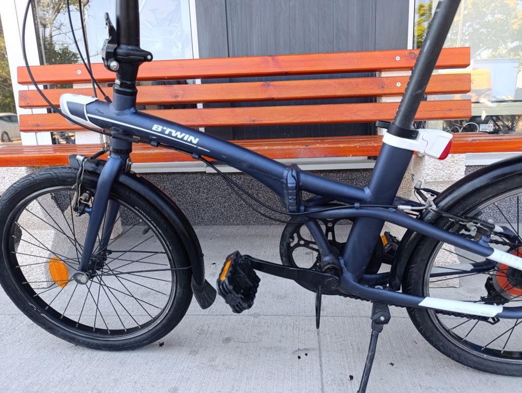 Сгъваем Алуминиев велосипед B' TWIN   20"цола