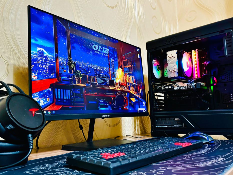 Мощный Игровой Компьютер С Монитором 165 герц ВЕСЬ КОМПЛЕКТ