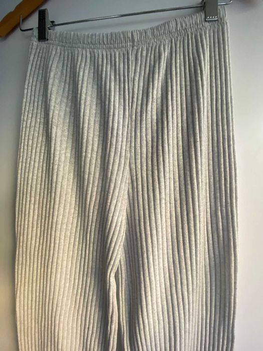 Pantalon casa/pijama, dama, gri deschis/largi, S/M, nou