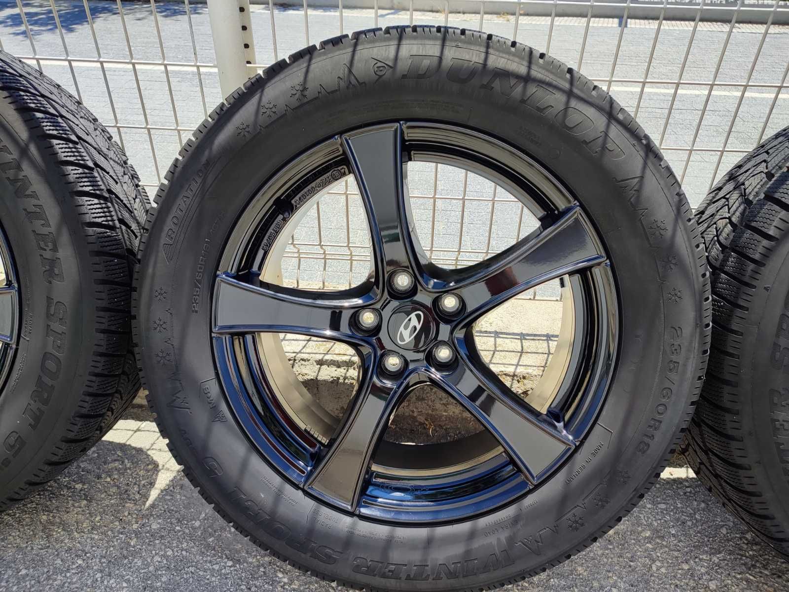 284 - 4бр. Алуминиеви джанти 18'' 5x114.3 с гуми 235/60R18 Hyundai