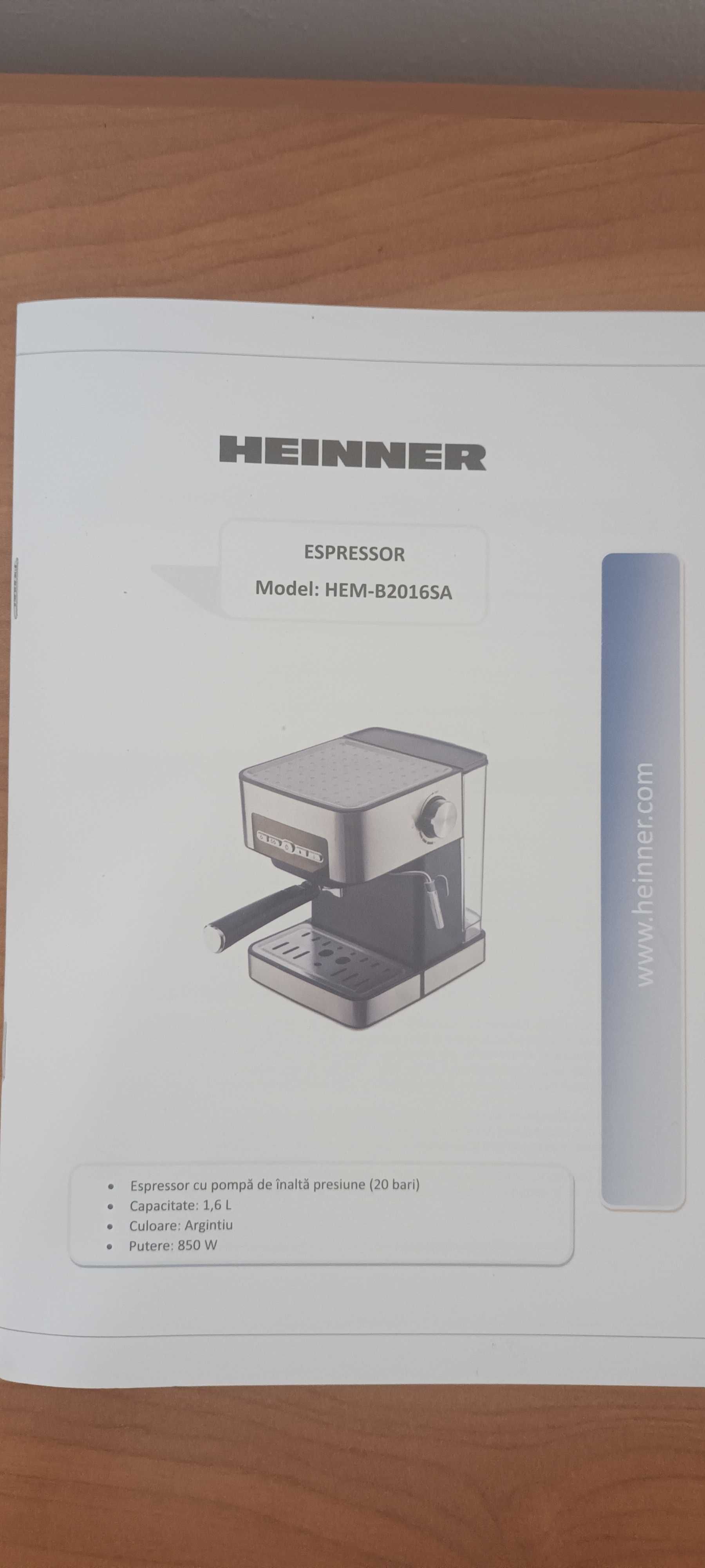 Vand espressor Heinner in garanție