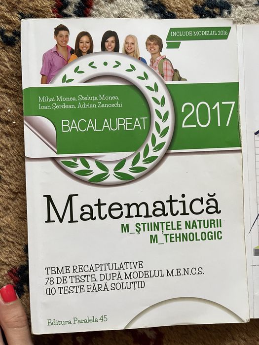Cărti pt bac , romană mate geografie noi super oferta