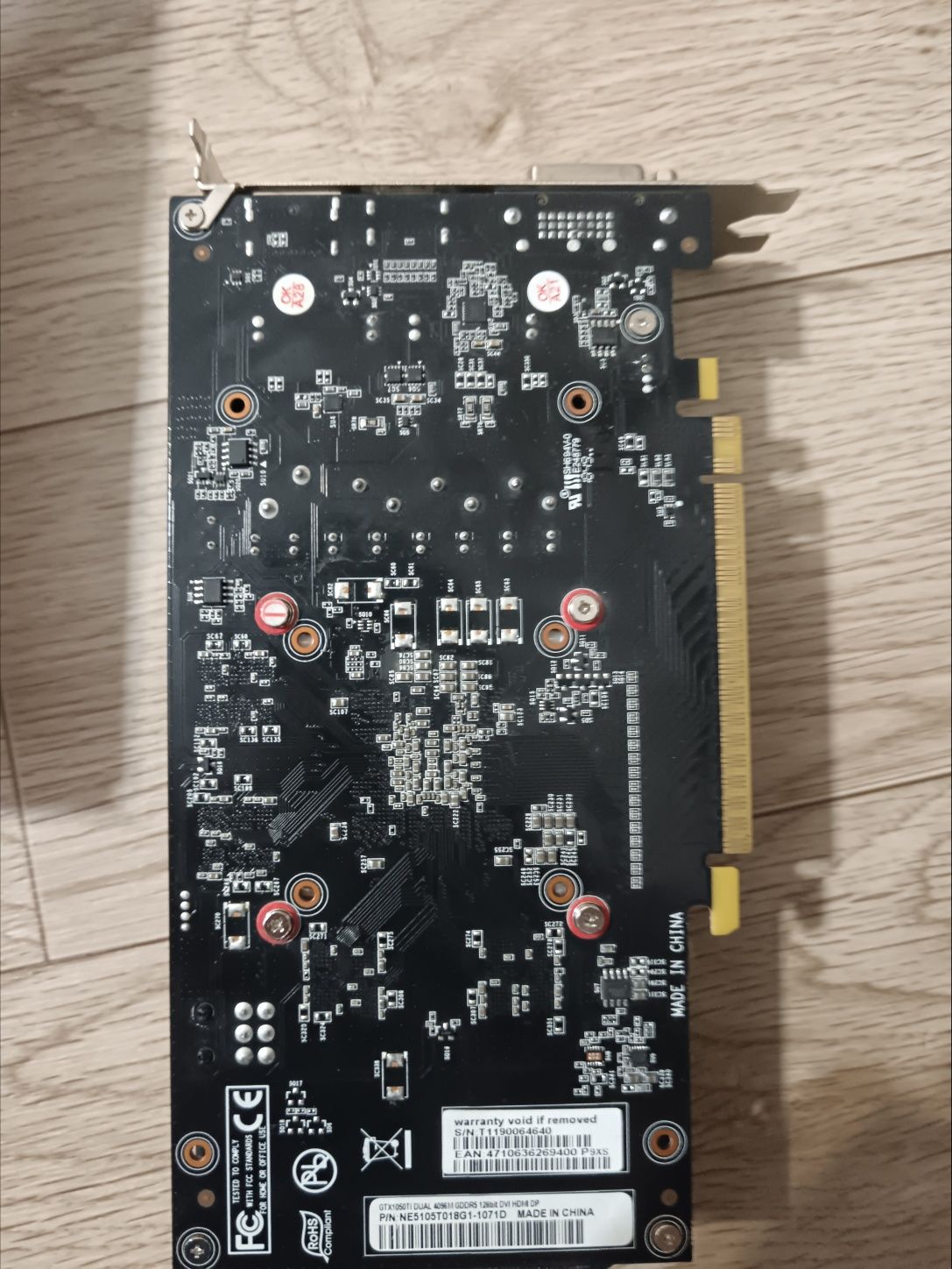 Продам видеокарту Geforce GTX 1050 Ti