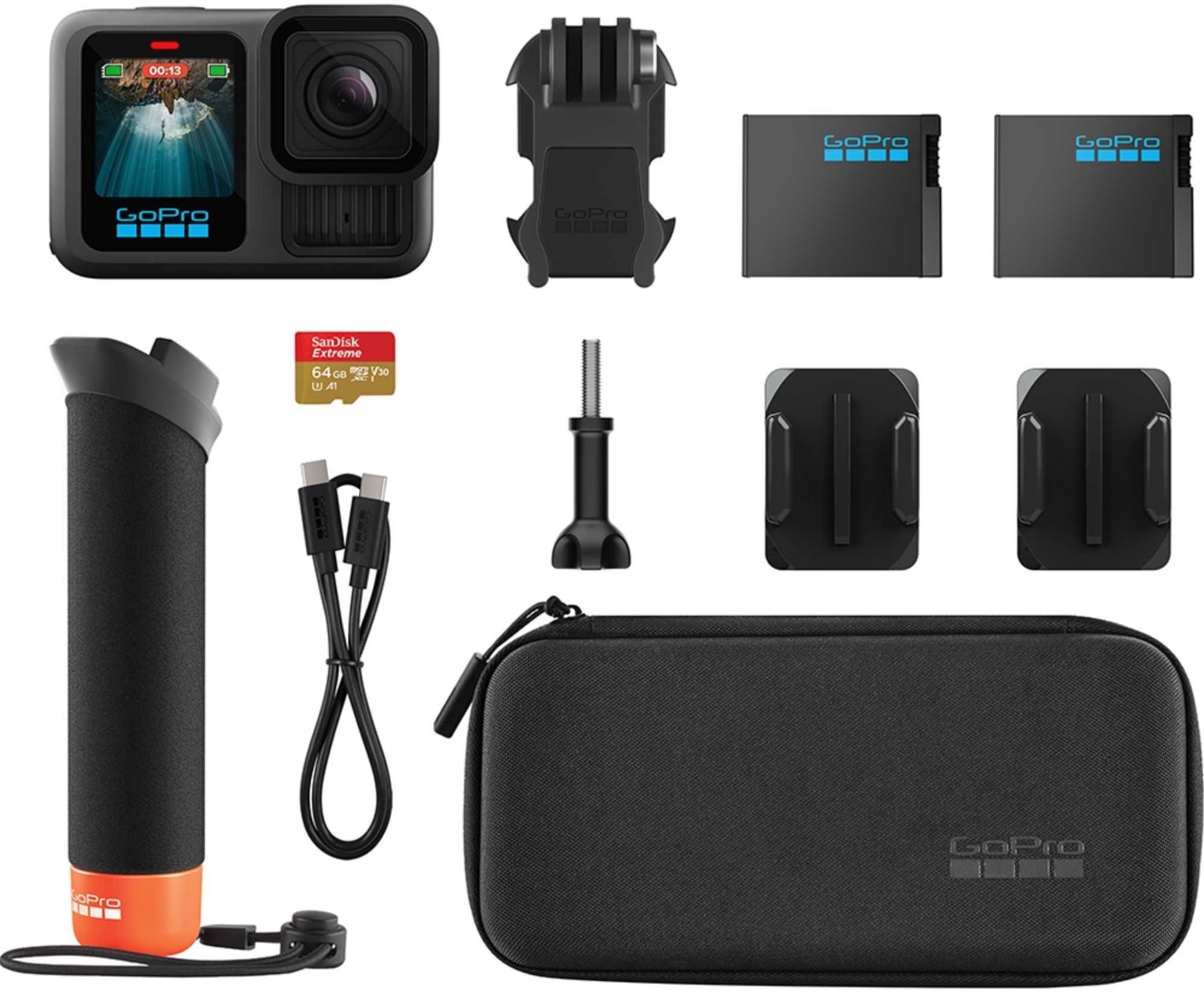 GoPro HERO12 Black GARANTIE 07.27 / H13B 03.27 / H13B Bundle 07.27