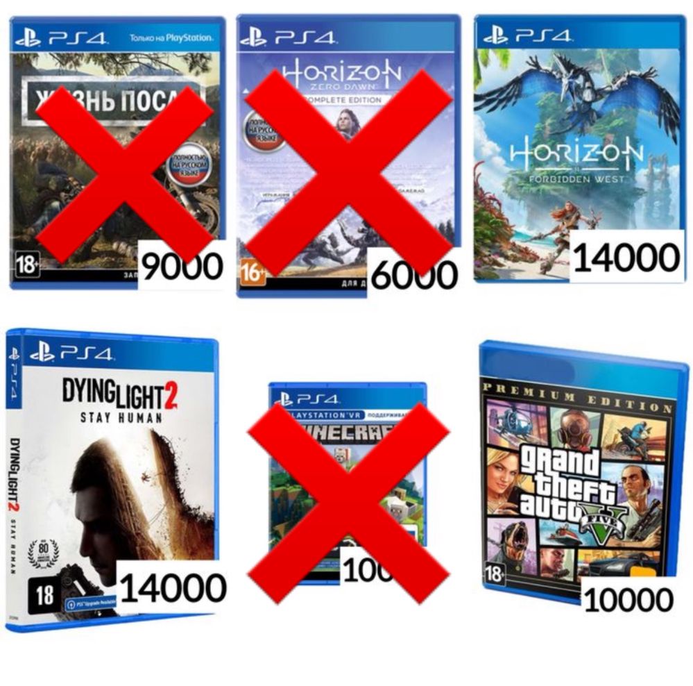 Игры на play station 4
