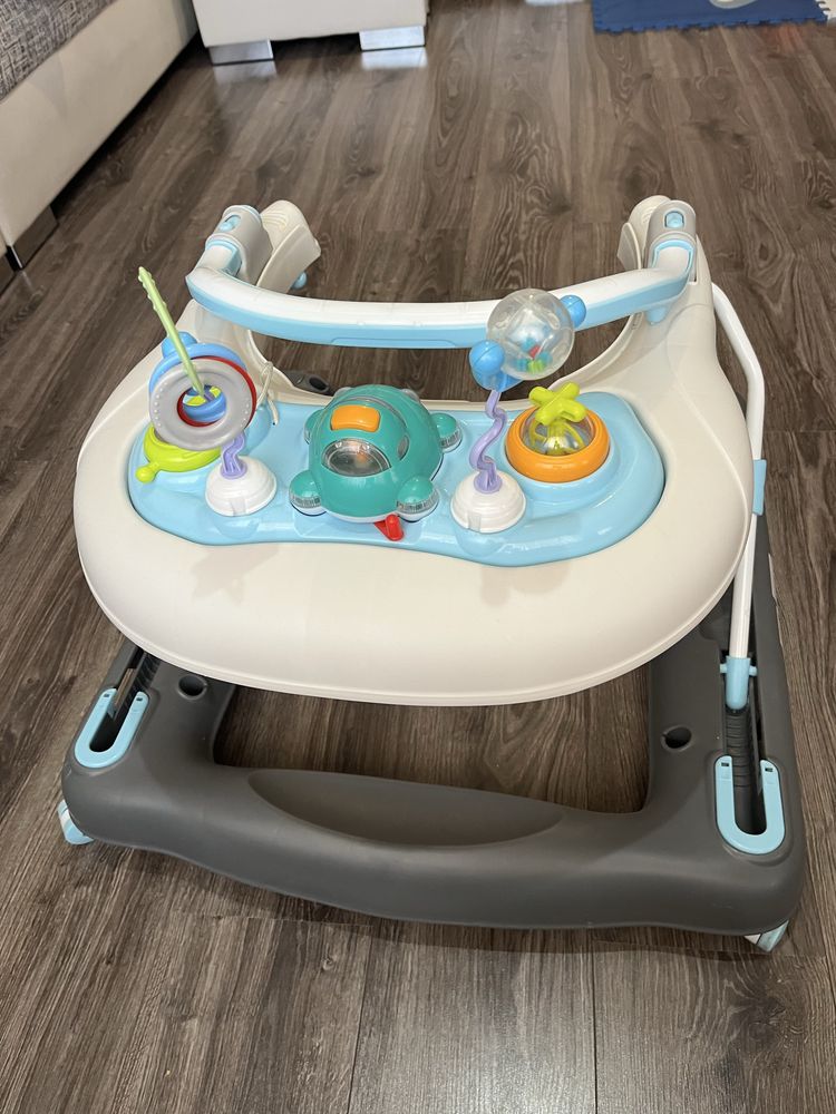Cangaroo Детска музикална проходилка Melody 2 in 1 сива