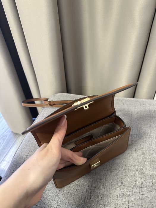 Дамска чанта Michael Kors Delancey 30T4GD8S6L Кафяв - Оригинална