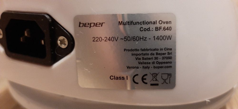 Cuptor ventilat multifuncțional BEPER BF 640