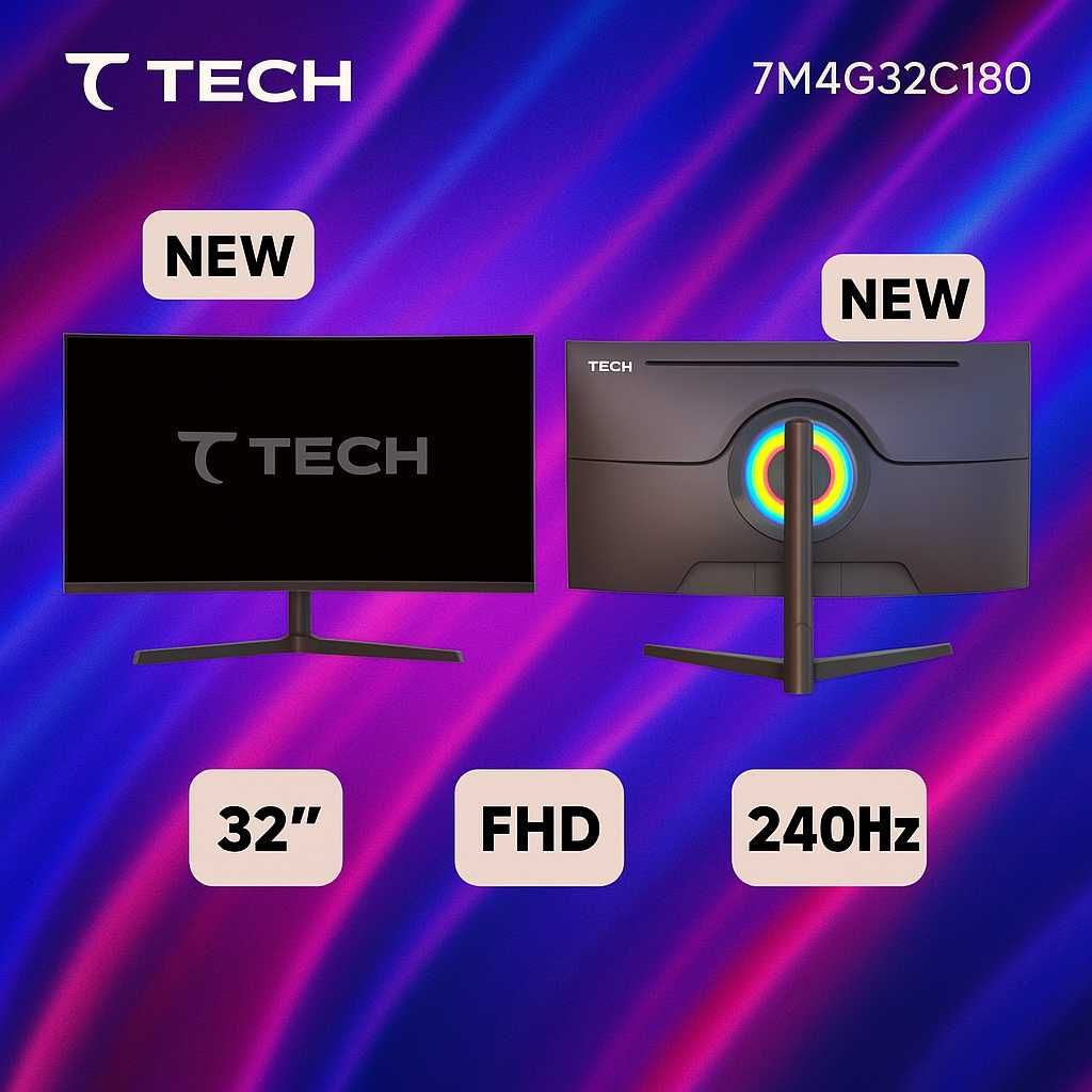 Игровой монитор TECH 32" 240Hz. Есть доставка