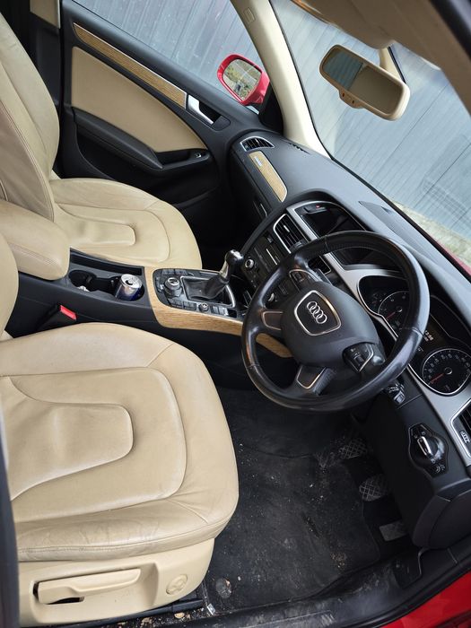 Scaune bancheta interior piele crem audi A4 B8 b8.5