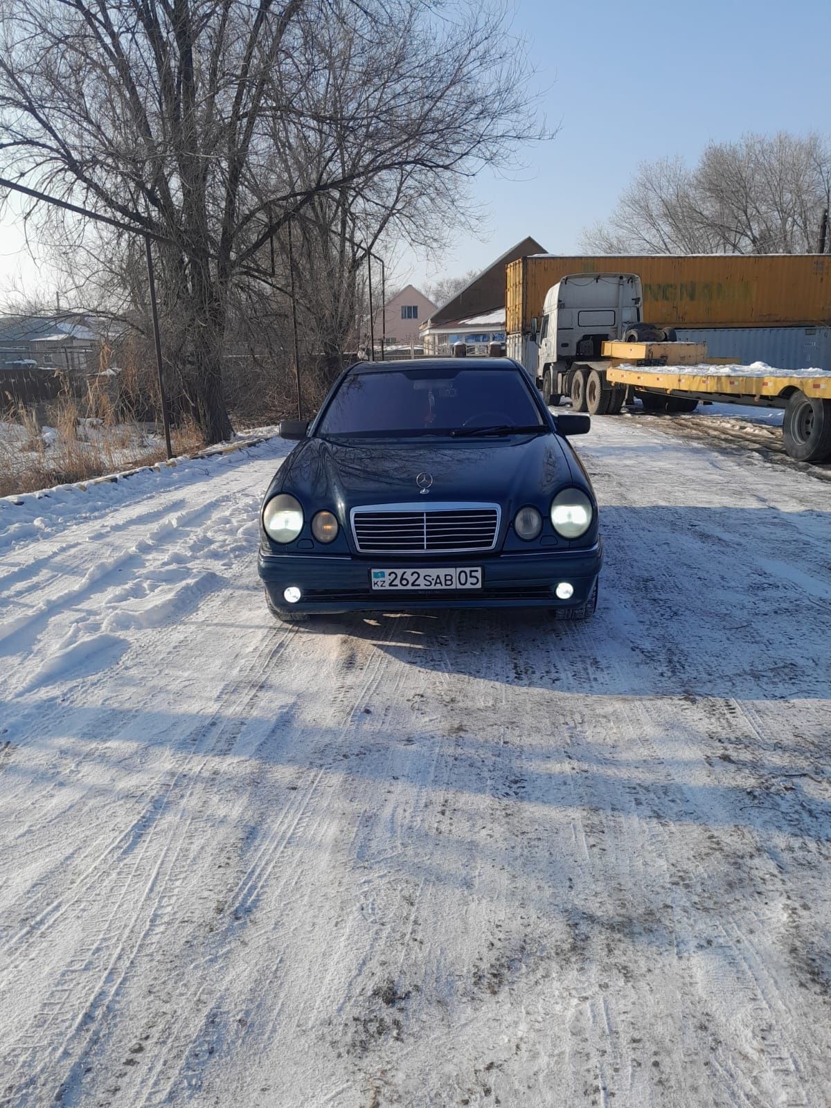 Обвес Mercedes w210 e50 amg порог бампер передний задний