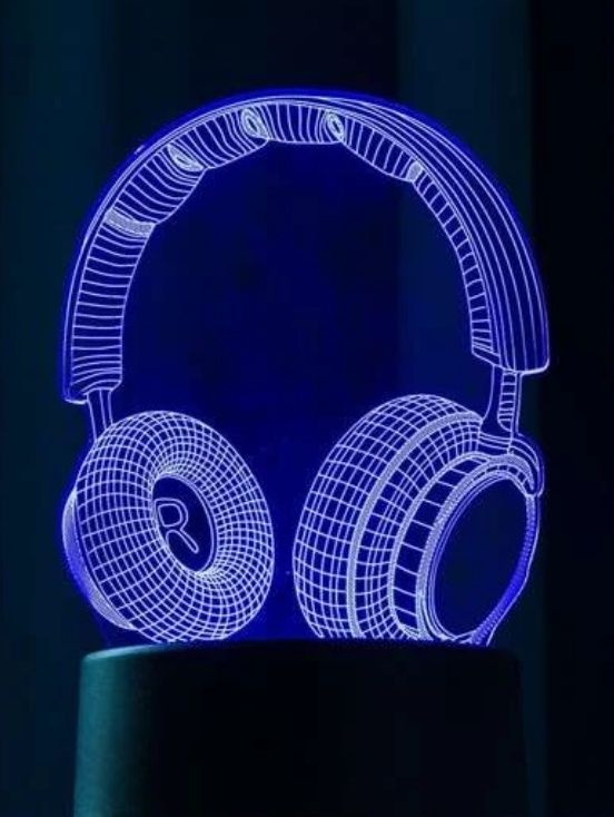 Headphones multicolor lumina ambientala