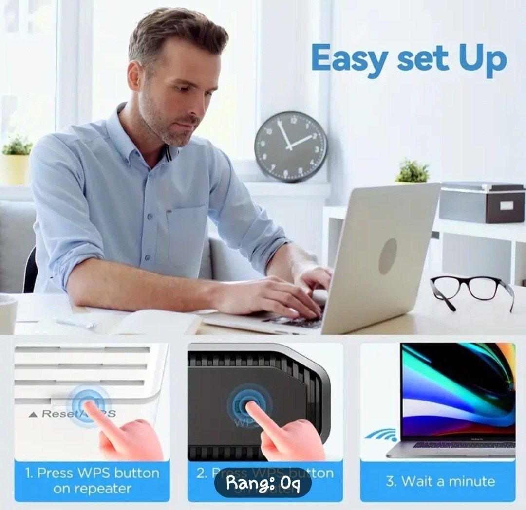 WiFi uselitil 2.4G & 5G.      6 antennali WiFi signal kuchaytirgich
