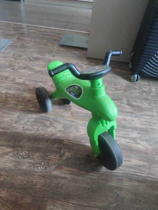 Tricicleta copii cu trei roti fara pedale Dohany EDU Bike Verde