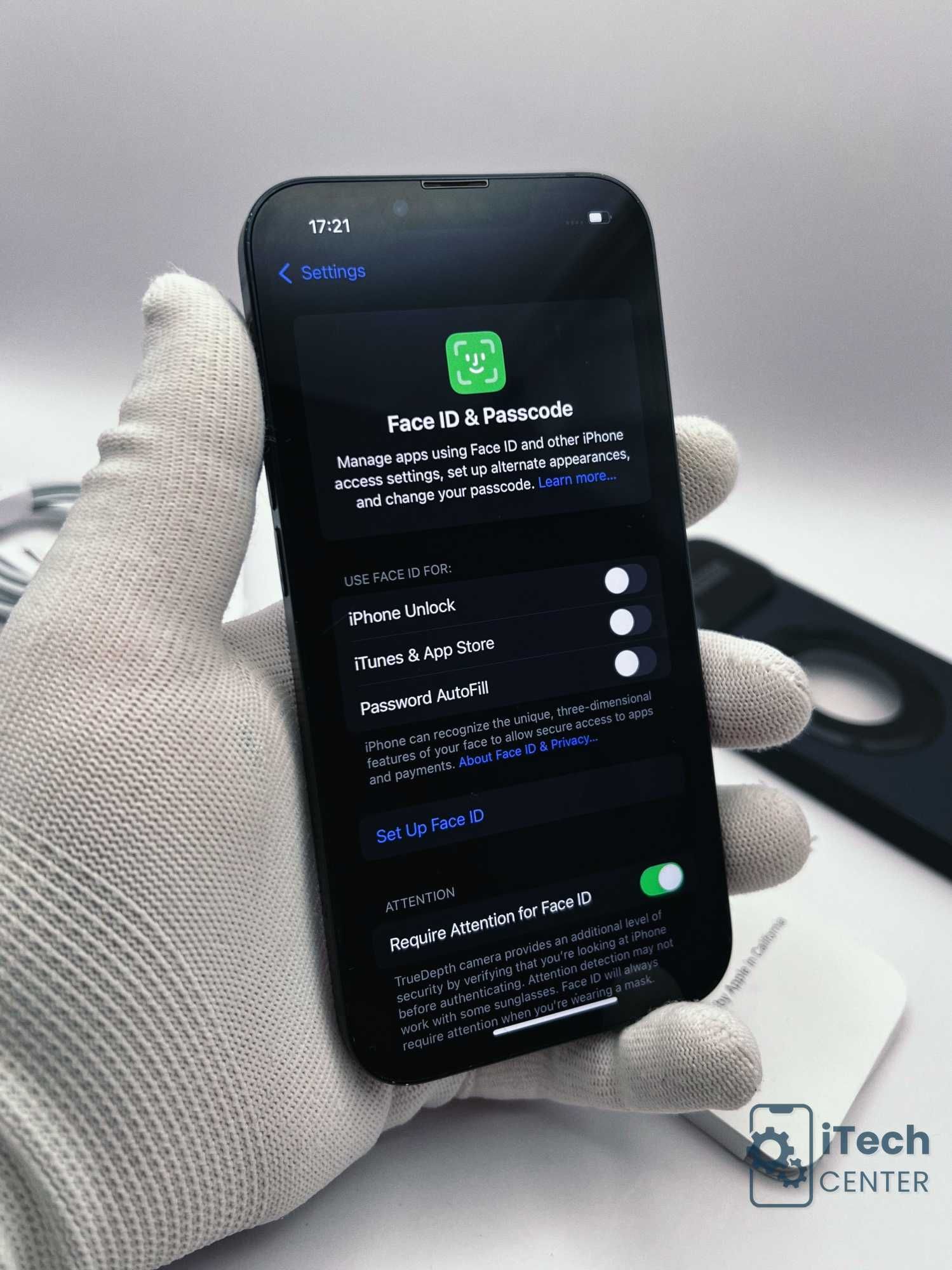iPhone 13, 128GB, Midnight, 100% батерия, ОТЛИЧЕН, 1 година ГАРАНЦИЯ!