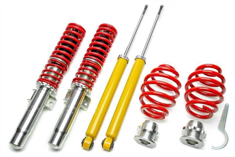 suspensie sport reglabile pe inatime pentru bmw e46 + bielete incluse