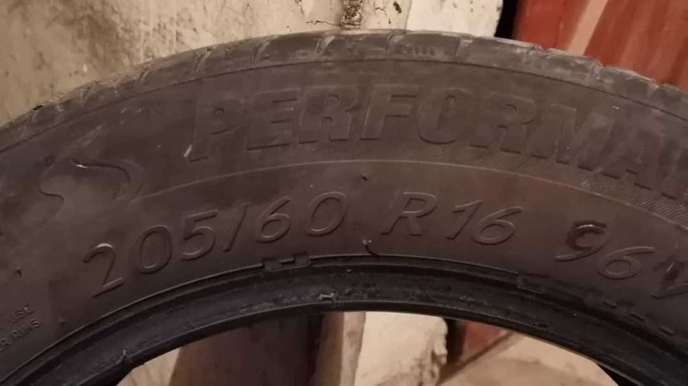 Продавам 4 броя Летни Гуми 205.60.16 на 1 сезон дот 2019 Tarus