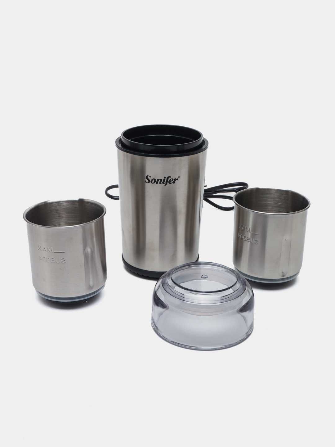 Кофемолка измельчитель 2 в 1, электрическая 200 Вт SONIFER SF-3552