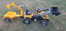 Tractor cu pedale și încărcător cu excavator Builder Max Tractor