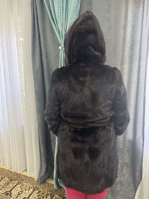 Теплая норковая Шуба размер 44-46-48