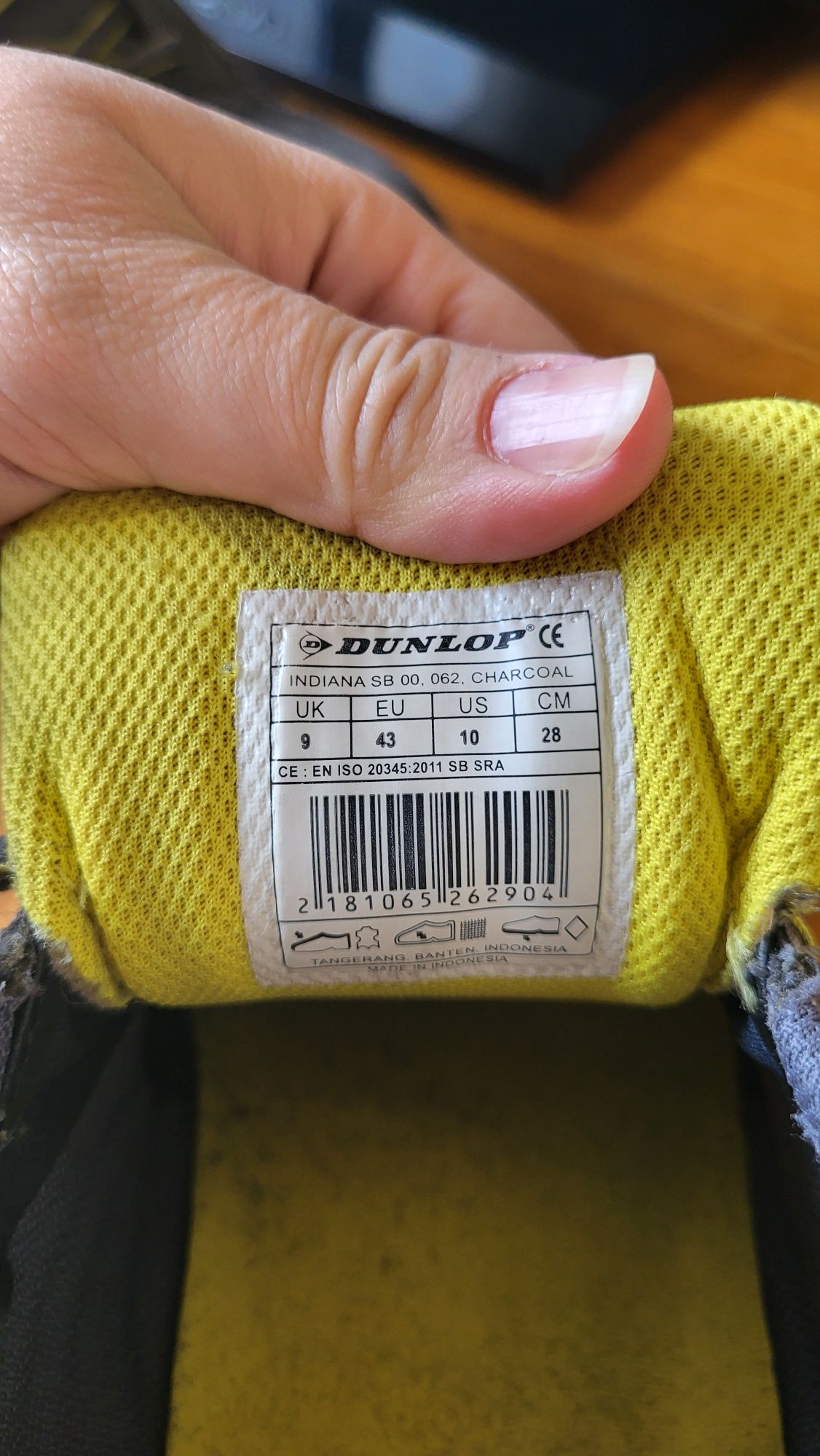 Мъжки защитни обувки Dunlop, 43 номер