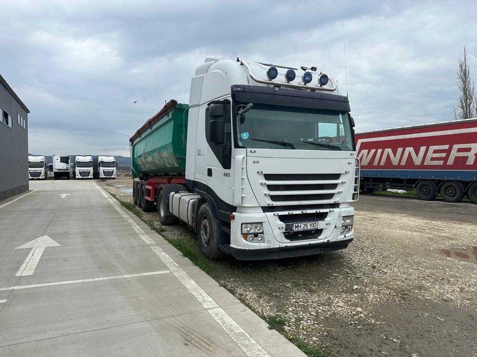 Iveco Stralis Euro V 450 CP + semiremorca basculabila Kempf