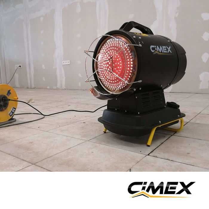 ПРОМО 34% Инфрачервен дизелов отоплител 20 kW CIMEX D20iR