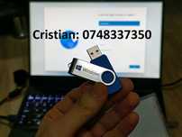 Stick USB instalare Windows 7, 8, 10, 11 Pro original cu licenta
