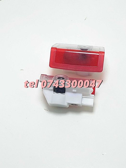 Set 2 Proiectoare Led Cu Logo Mercedes A B C E M Class