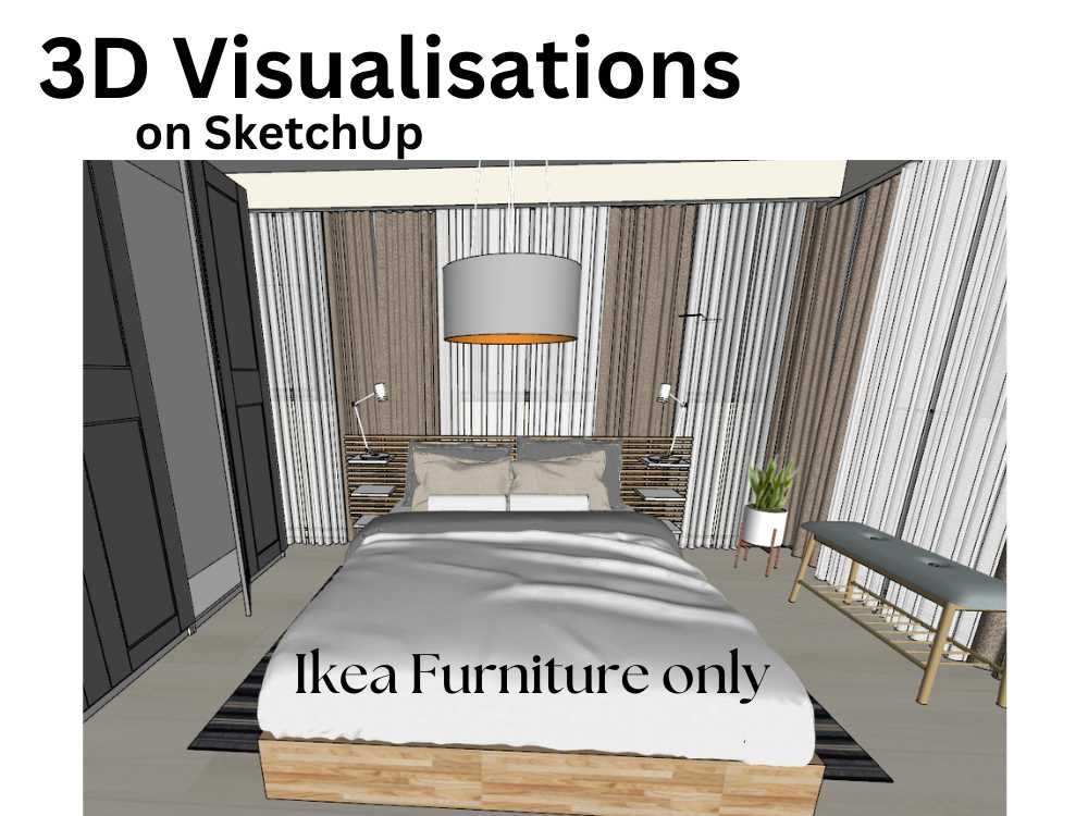 Интериорен Проект само с мебели от Икеа - изцяло онлайн