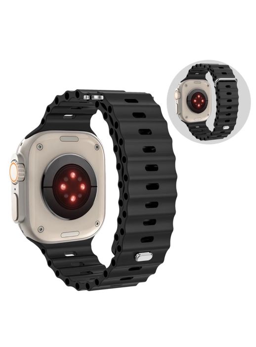 Curea Husa Ocean Loop Material TPU Compatibila Ceas Apple Watch