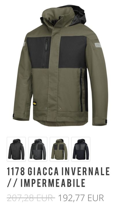 SNICKERS geacă lucru 3XL bărbați originală IARNĂ | transport GRATUIT‼️