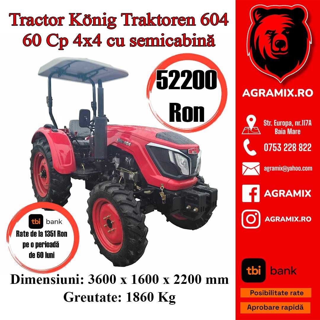 Tractor Konig Tractoren 60 CP fara cabina nou Agramix