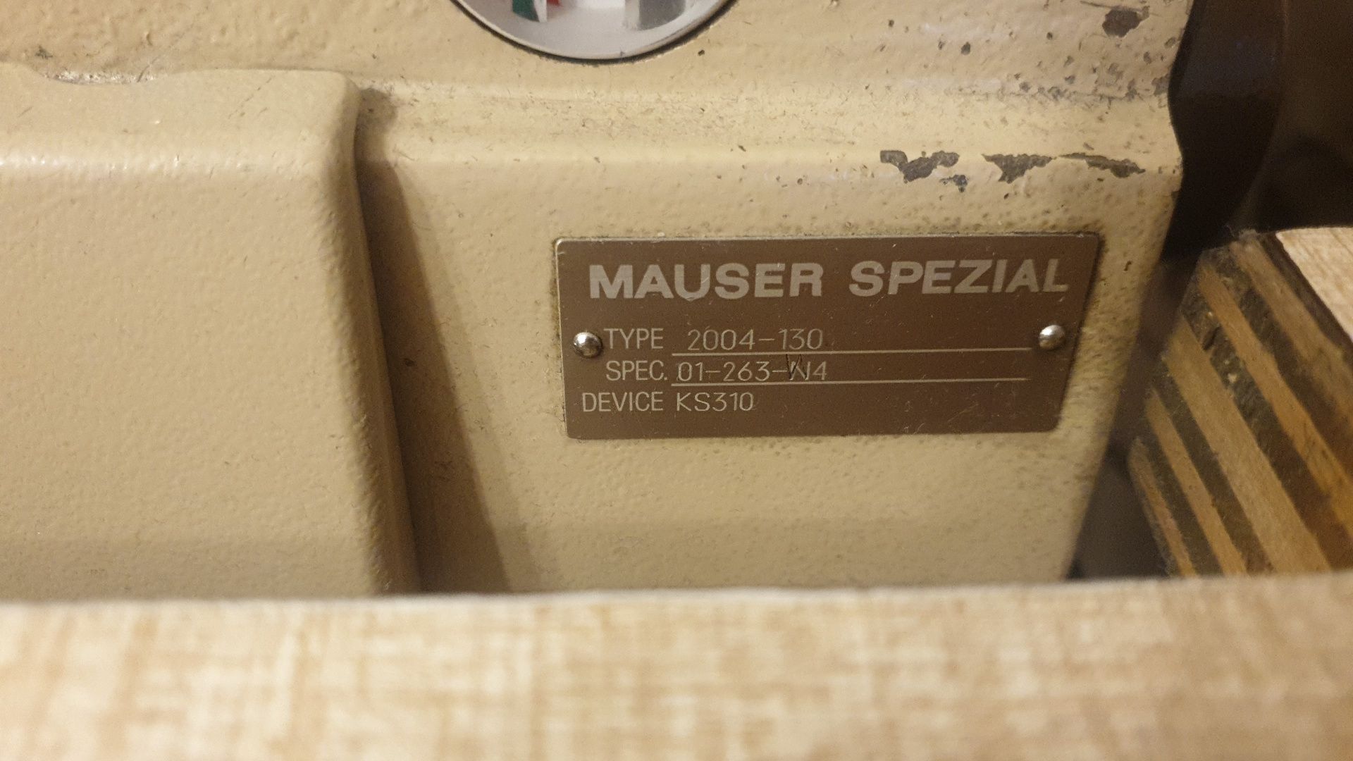 Немецкая промышленная машинка Mauzer spezial
