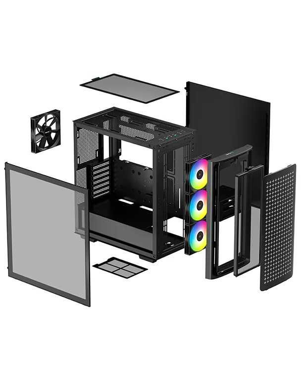 ; Корпус DeepCool CK560 Black RGB