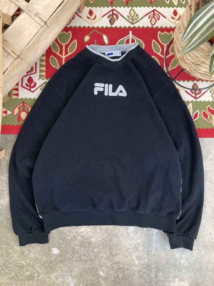Vintage FILA Polar Sweatshirt - Size Large
