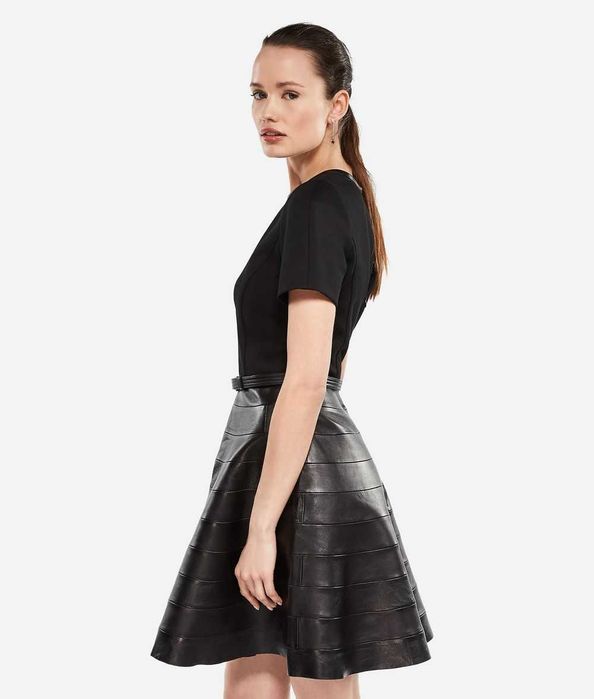 Rochie unicat piele naturala Karl Lagerfeld