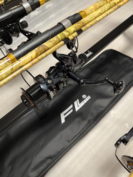 SET Complet Pescuit la Crap DIAMANT CAMO 3.90 3 tronsoane