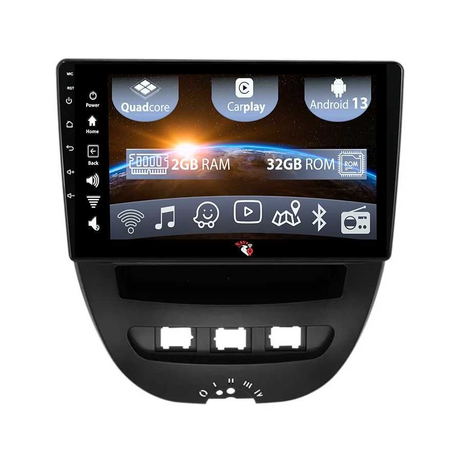 Navigatie Peugeot 107, 2009-2015, NAVI-IT,Android 13, 10INCH, 2GB RAM