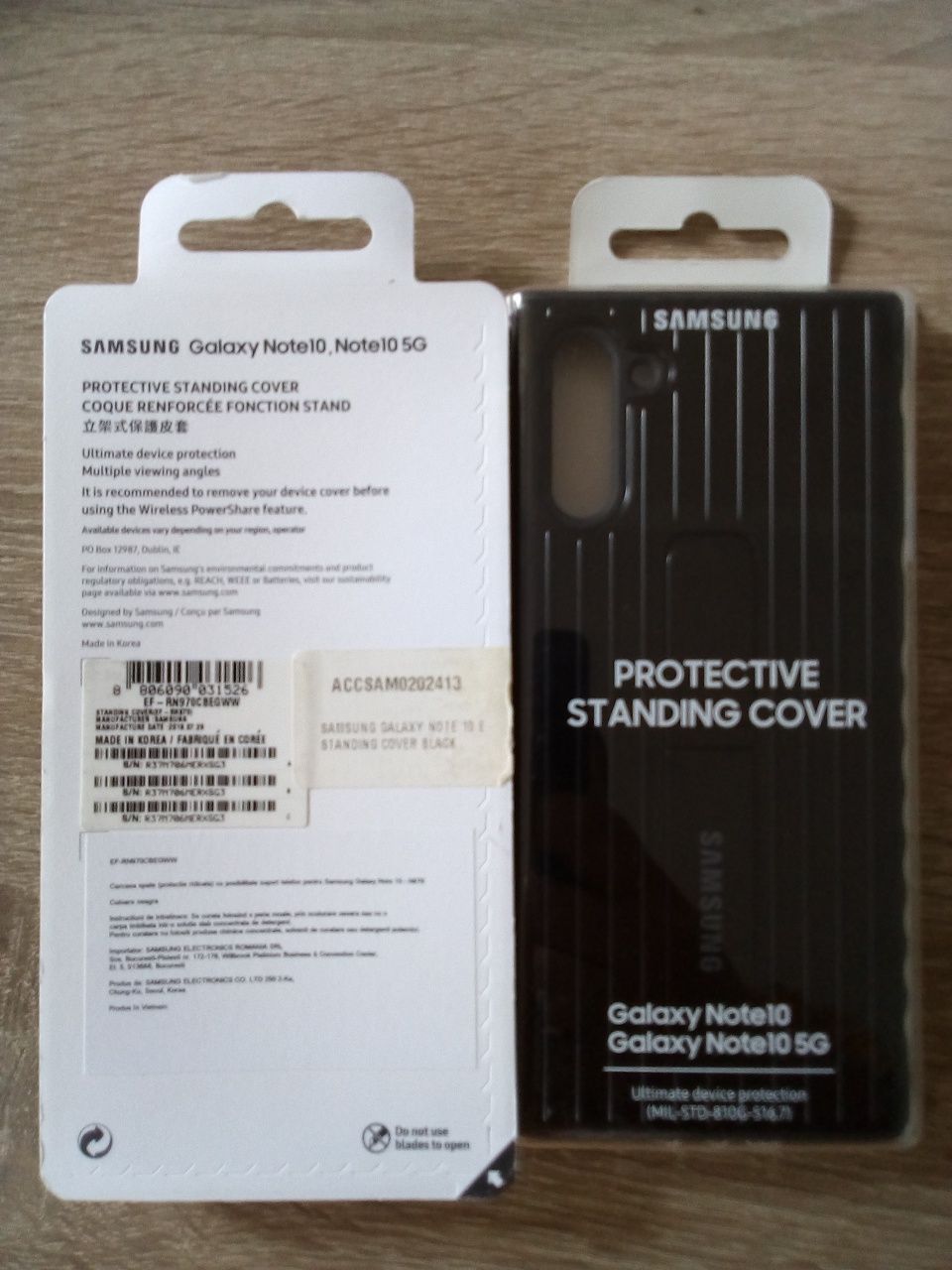 Vand husa spate originala Protective Standing Cover Galaxy Note 10