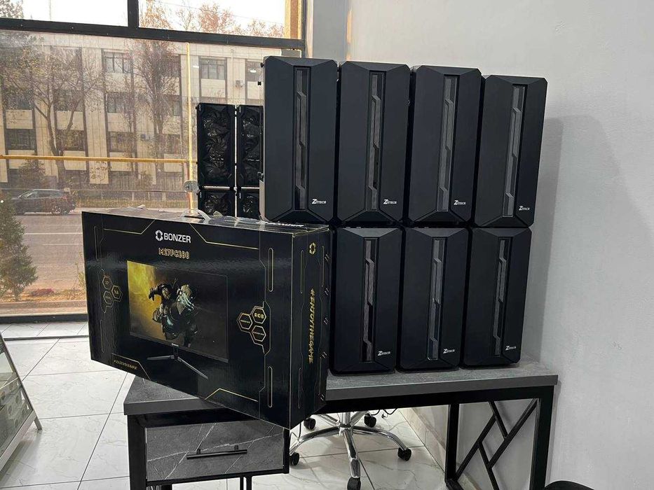 Компьютеры Средне Игровые Для Гейм клуба 8 Штук