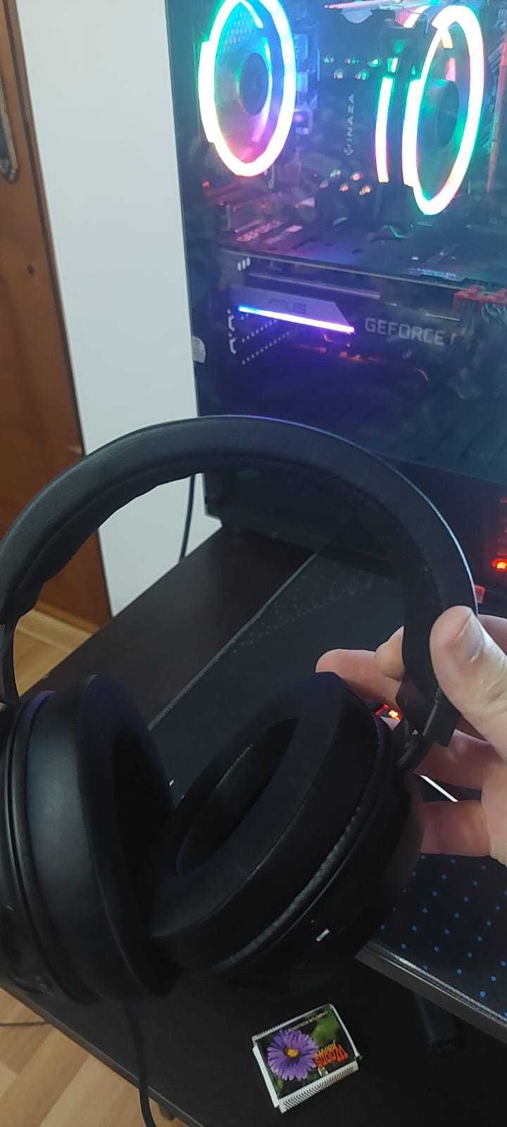 Casti gaming cu microfon Razer Kraken Ultimate, ANC, THX